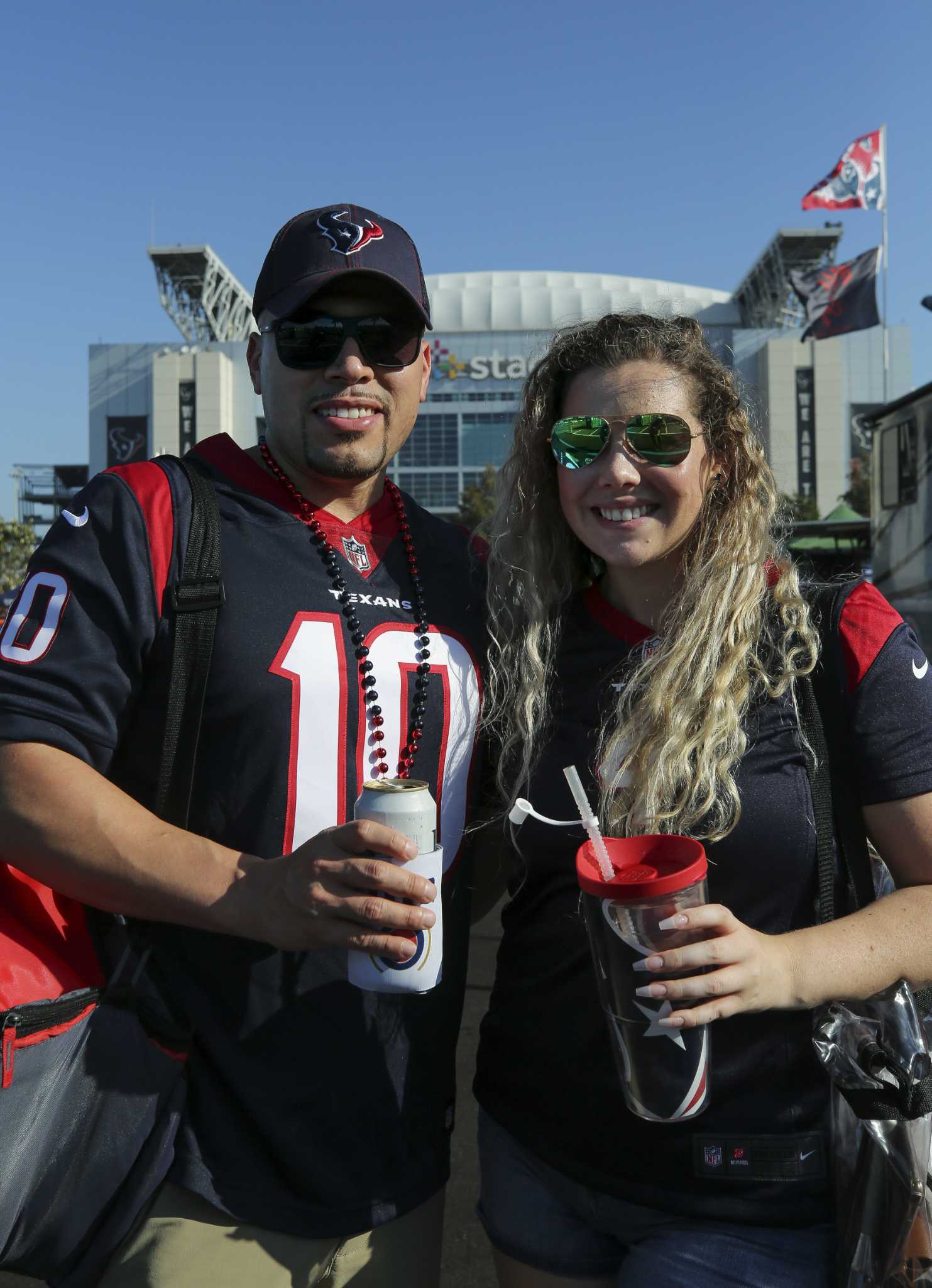 Texans fans celebrate 2021 home opener at NRG Stadium