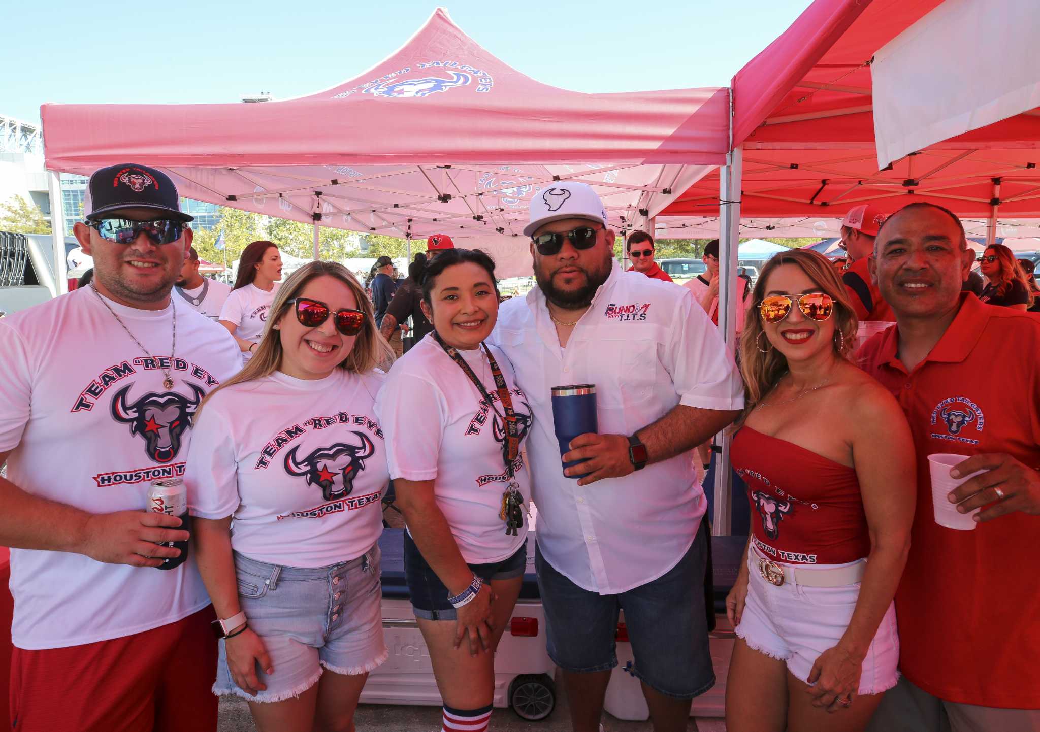 Texans tailgating fans celebrate home opener at NRG Stadium