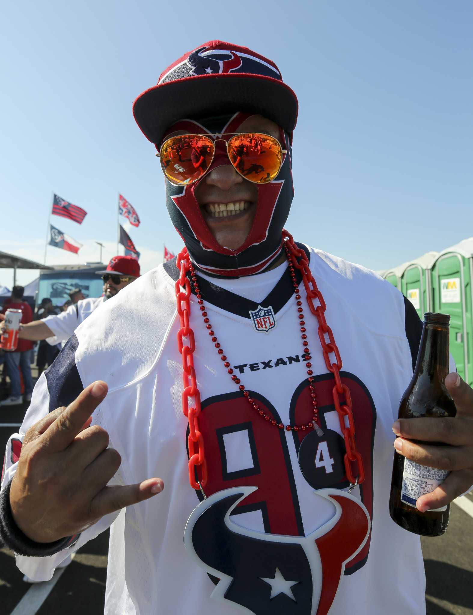 Texans tailgating fans celebrate home opener at NRG Stadium