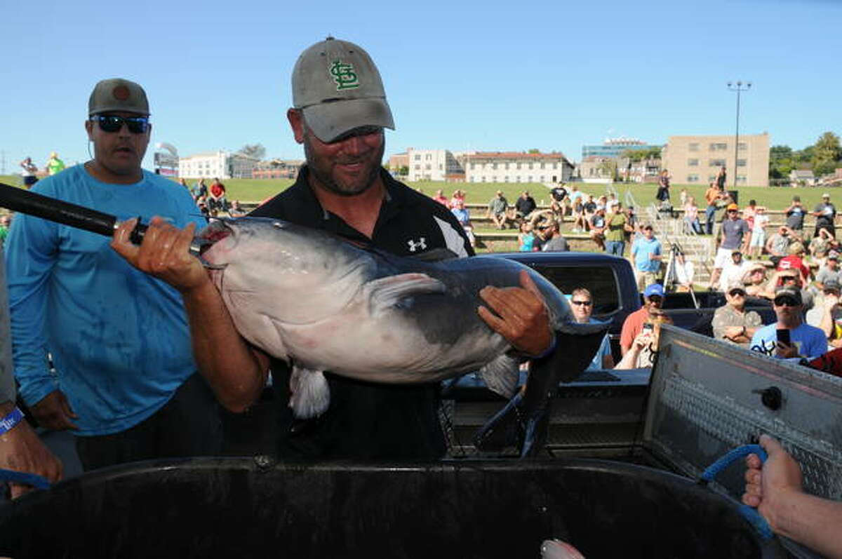 Alton Catfish Classic anglers hook huge fish Saturday