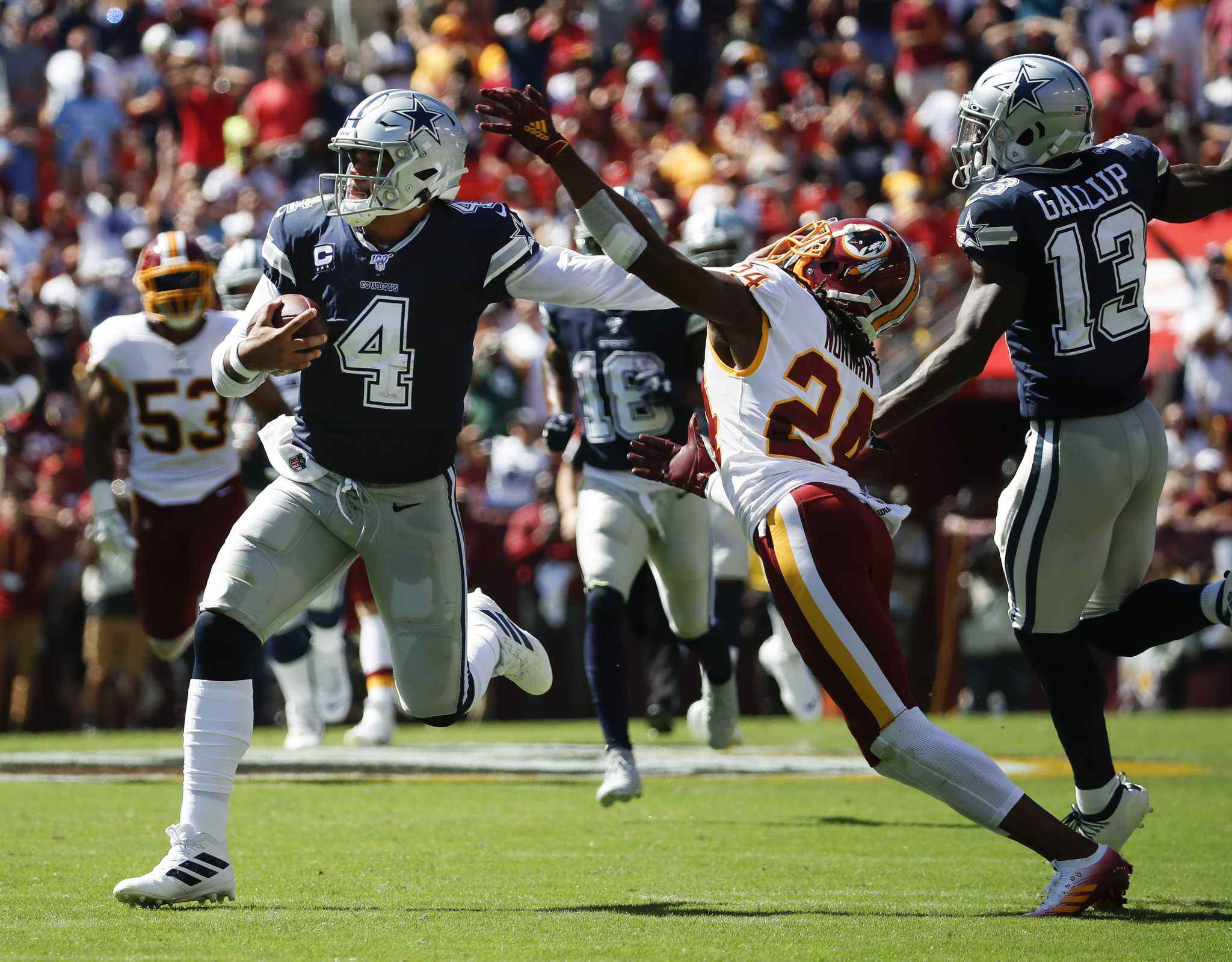 Marcus Mariota carving out nice role with Raiders, scores TD vs. Cowboys