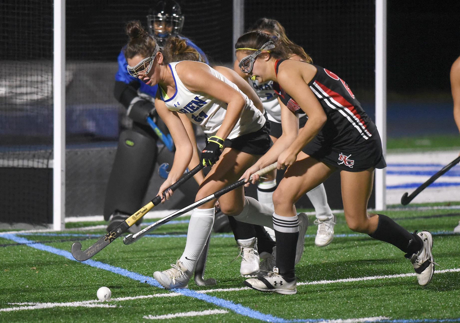 New Canaan field hockey puts first two in win column