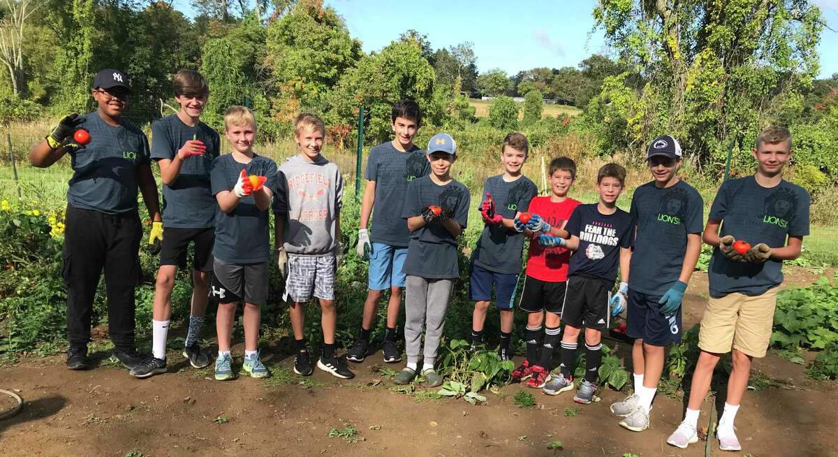 Kristin Boylan’s seventh grade Lions Heart group.