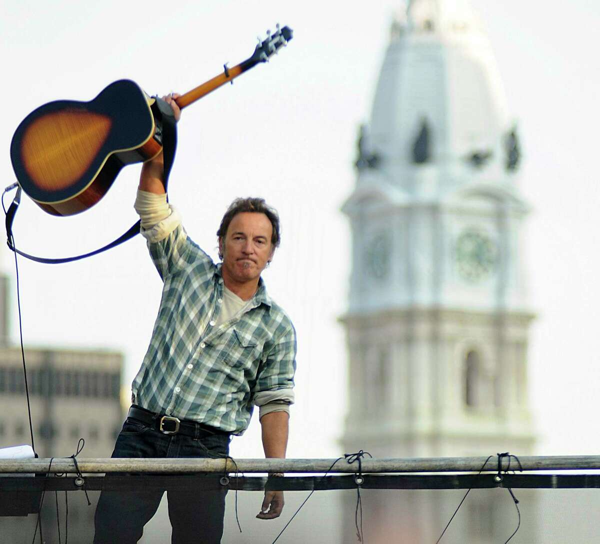 'Springsteen on the Parkway' is one of the many photographs of 'The Boss' that is on display at the C. Parker Gallery in Greenwich. The show called “Growin’ Up — Bruce Springsteen at 70" will run through Sunday.