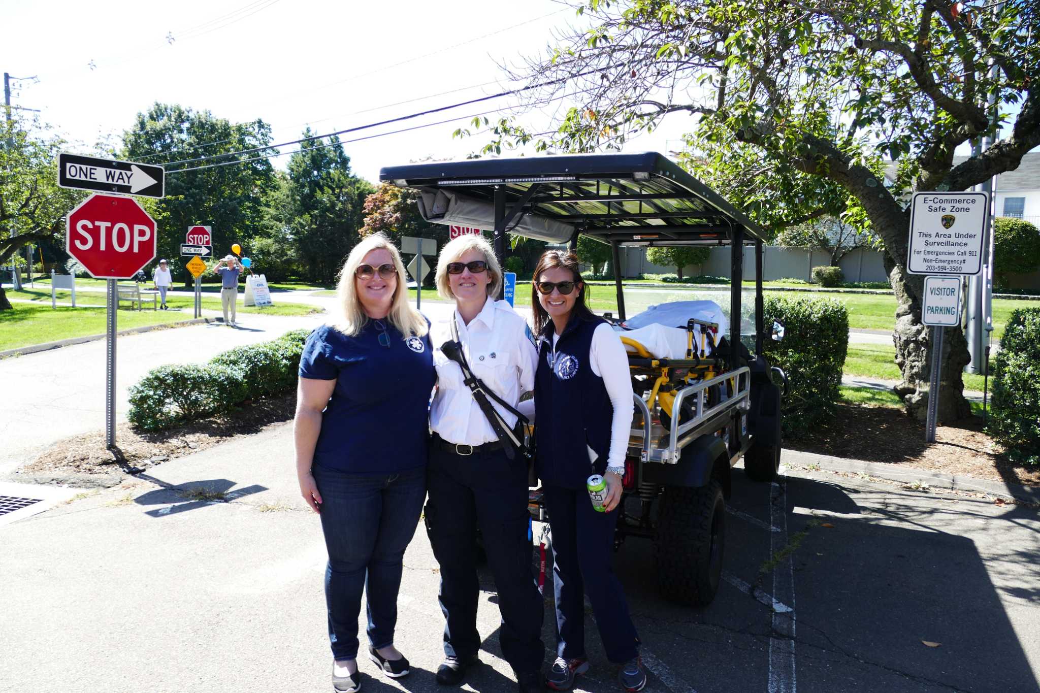 New Canaan EMS lets kids try the driver’s seat