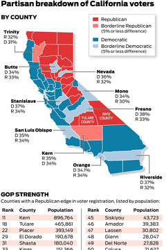 How Isolated Are California Republicans? Let’s Go To The Map