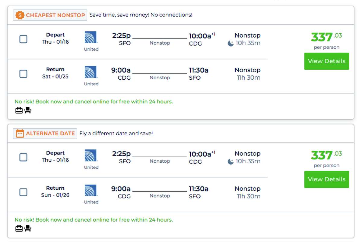 Cheap flights to Paris Fly nonstop from SFO for under 350 roundtrip