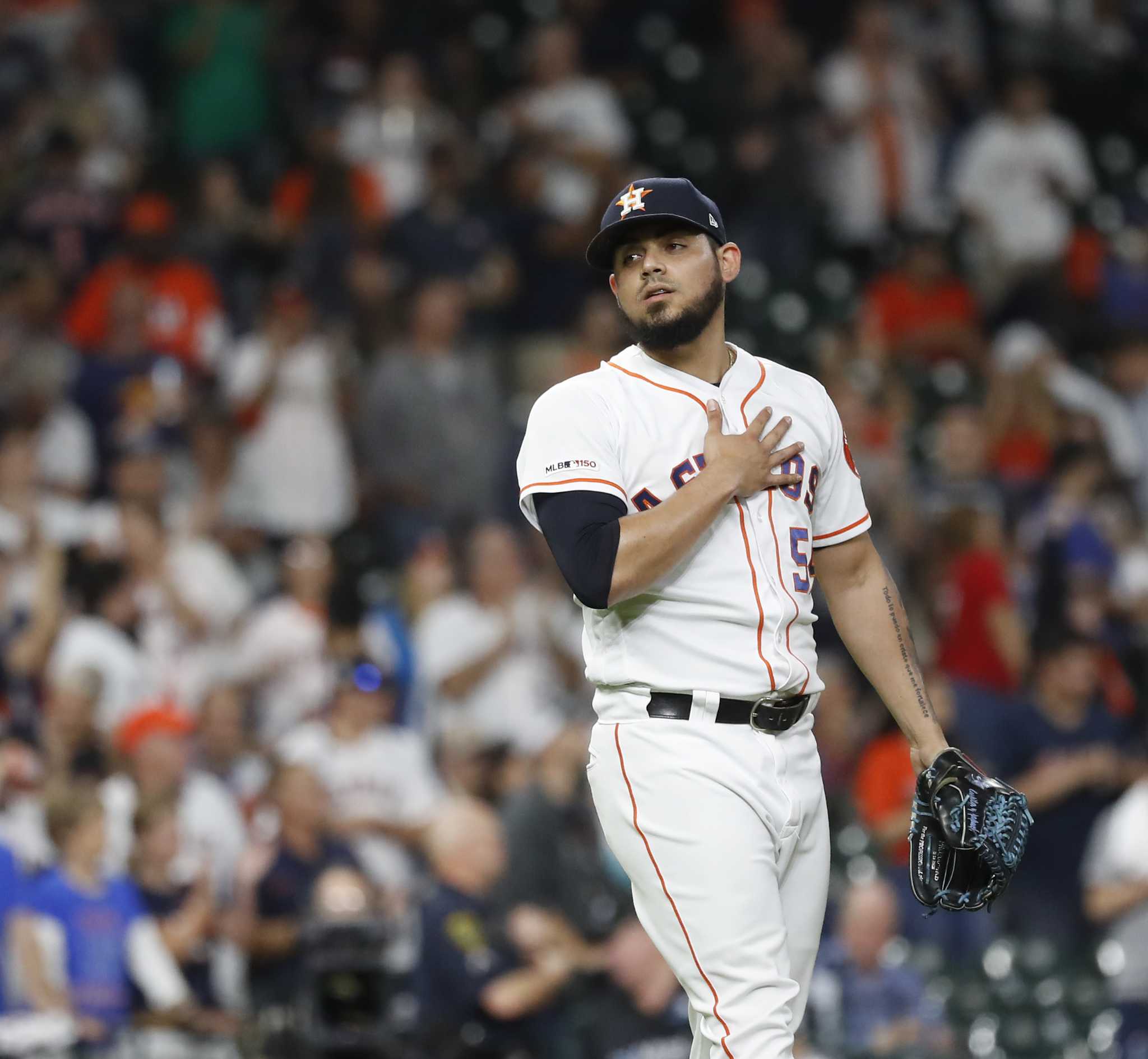 Astros' Ryan Pressly returns to his old stomping ground