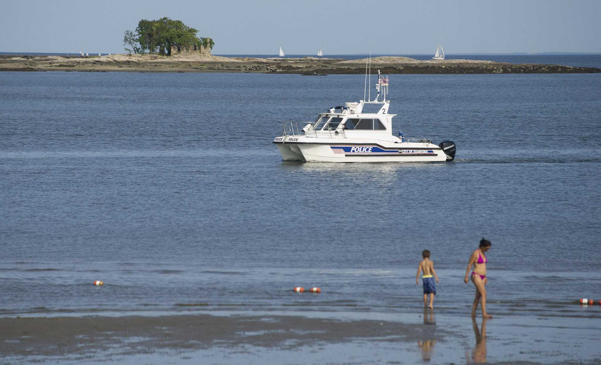 Man rescued in Stamford after boat capsizes in Long Island Sound