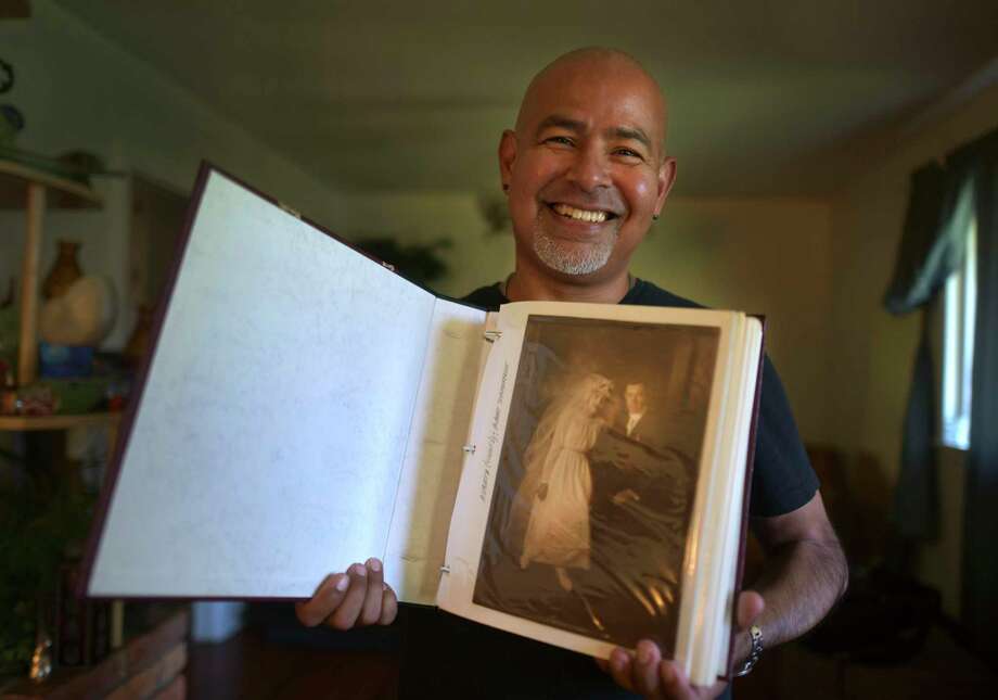 San Antonian Mike Rodriguez made it his mission to get the photo album back into the hands of a rightful heir. Photo: Billy Calzada / Billy Calzada