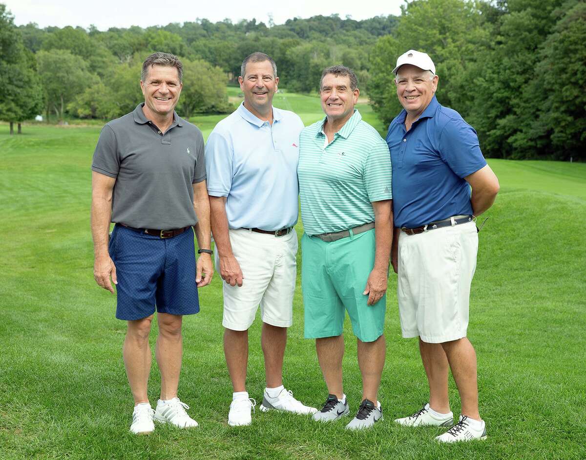 Glenn LeBlanc of Westport, Jay Maffucci of Stamford, Ralph Depanfilis of Norwalk and David Schneider of Ridgefield were among the foursomes during The Maritime Aquarium at Norwalk’s 9th annual Maritime Golf & Tennis Classic on Sept. 9 at Wee Burn Country Club. More than $170,000 was raised by 114 area business professionals to support the Aquarium’s education and conservation efforts.