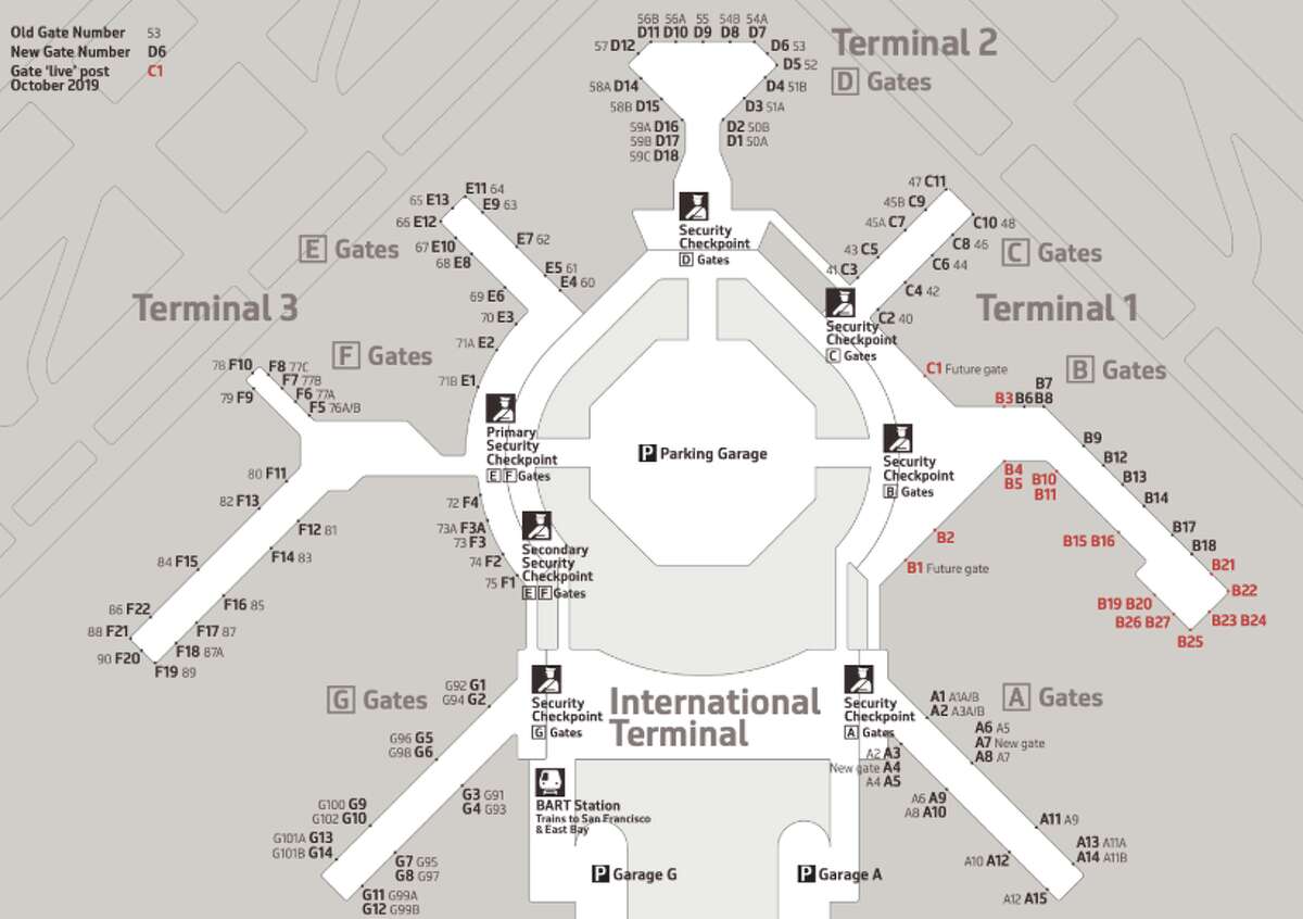 Get Ready: SFO To Renumber All Airport Gates In October