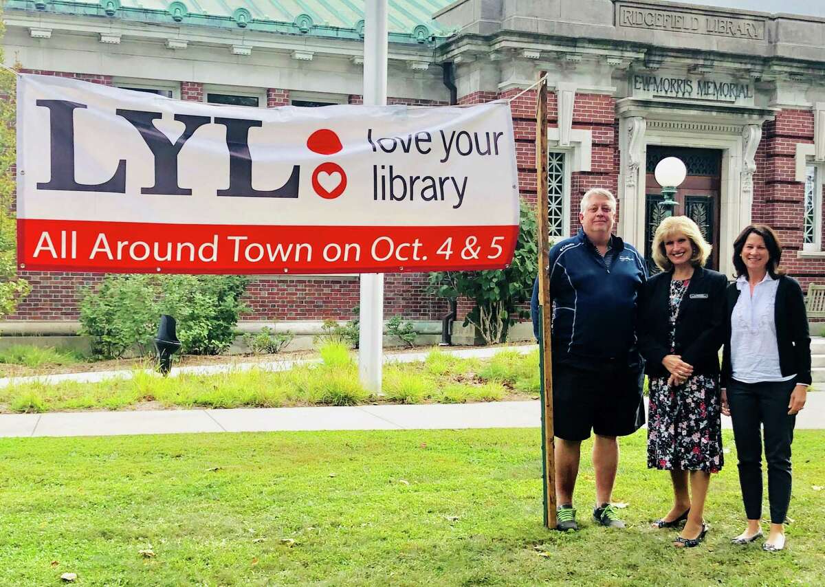 Rob Ellis, development chair, Laureen Bubniak, director of development, and Connie Marsala, development associate.