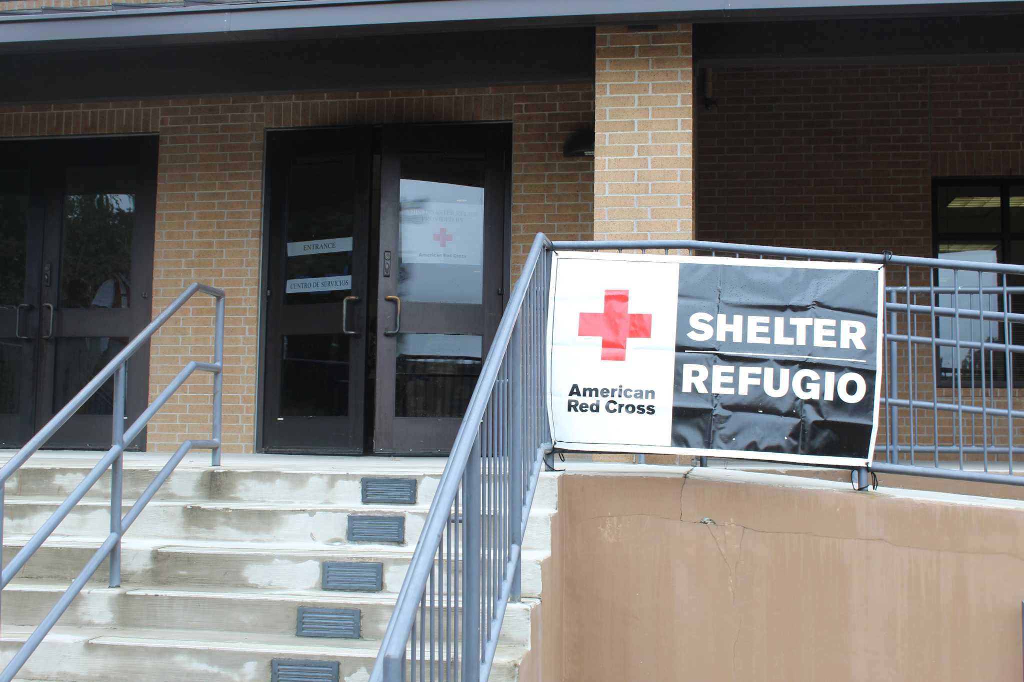 A Red Cross shelter at Sts. Simon & Jude Catholic Parish in The Woodlands, located at 26777 Glen Loch Road, is open 24-hours and can host 150 evacuees.