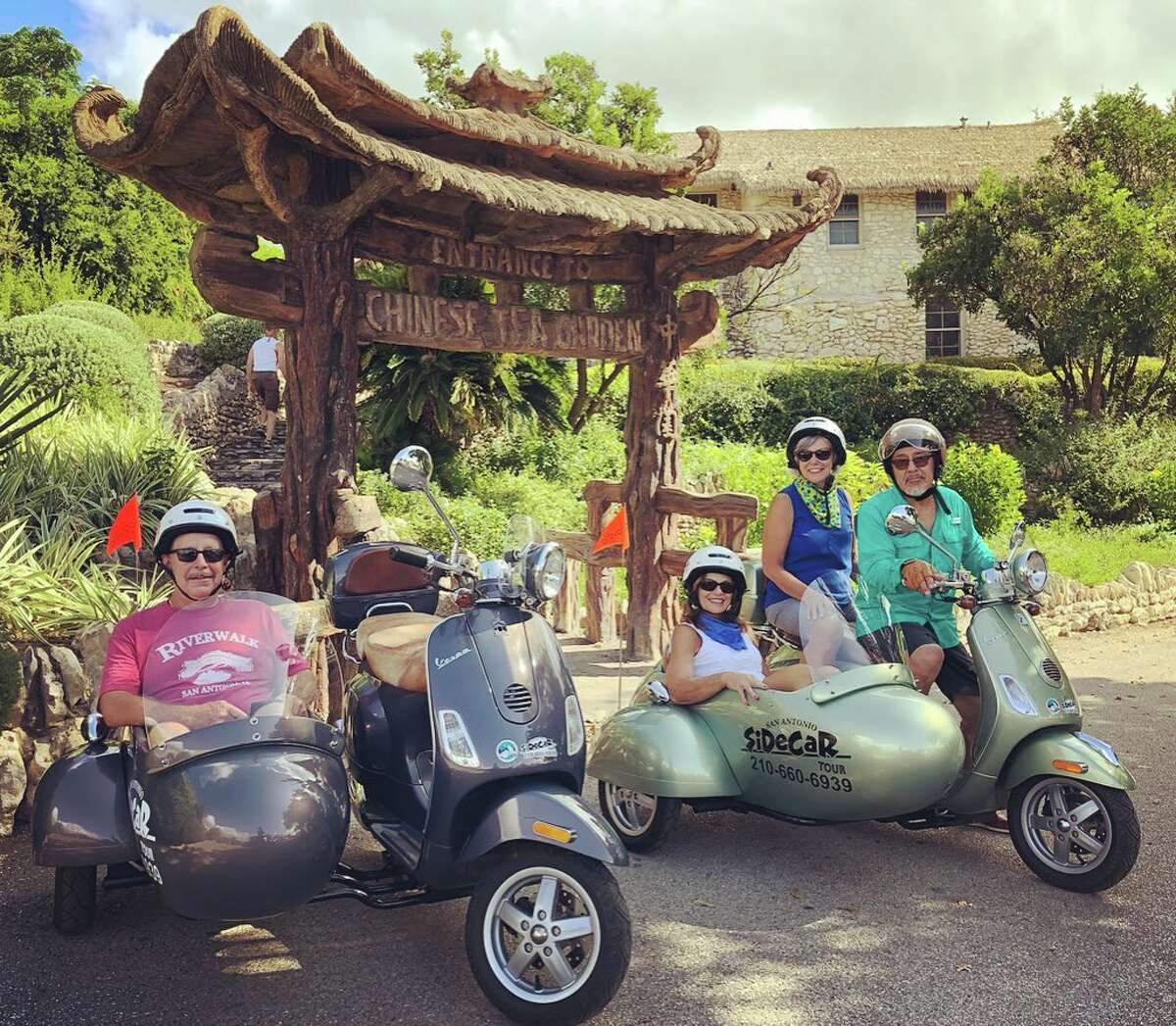 San Antonio Sidecar Tours hit the streets in July, taking residents and visitors coming in from as far as Kuwait around some of the city's must-sees via a seat in a sidecar attached to a Vespa.
