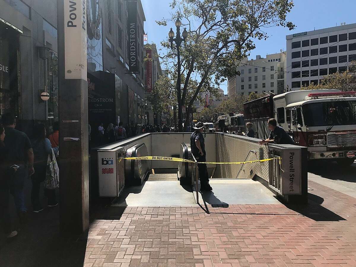 BART's Powell Street station was closed on Thursday, Sept. 19, 2019 after a medical emergency.