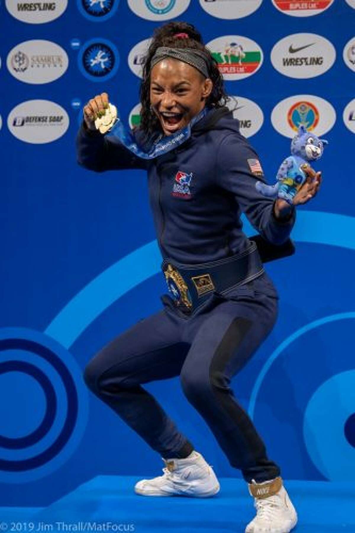 San Lorenzo's Jacarra Winchester Wins Women's World Wrestling Championship