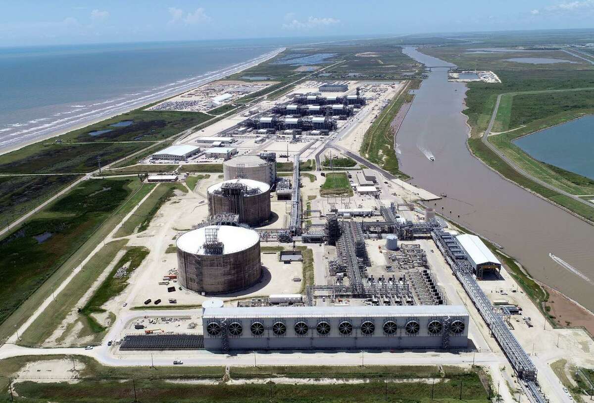 The Freeport LNG export terminal near the Brazoria County town of Quintana.