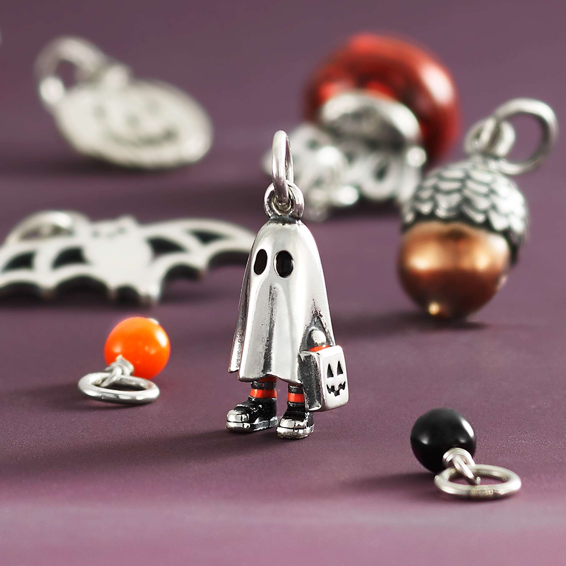 2024 James Avery Enamel Trick or Treat Charm