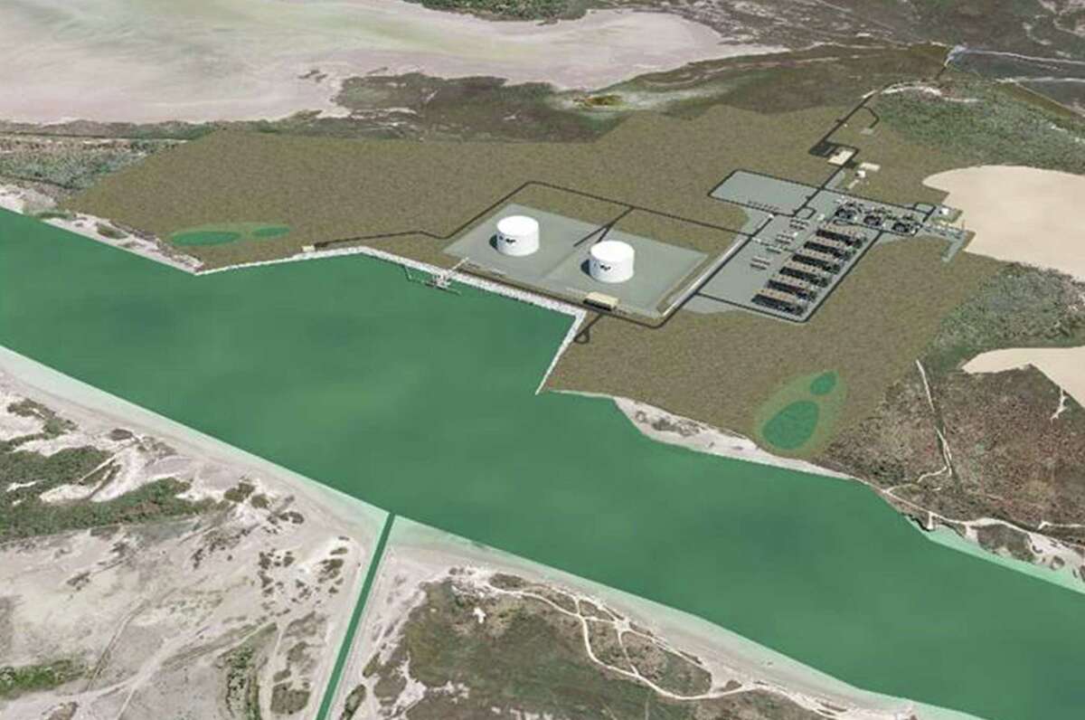 Annova LNG Renderings. A proposed LNG project at the Port of Brownsville.