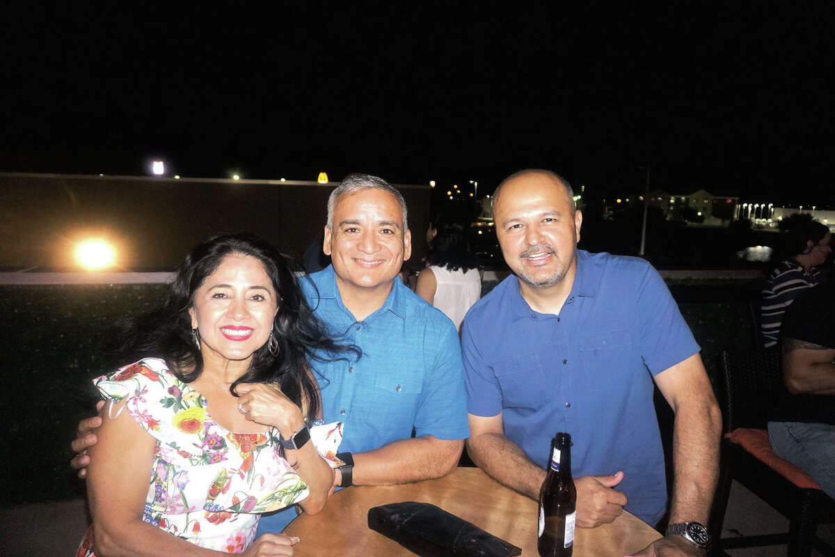 Marisa and Ignacio Garza and JJ Vasquez at Rooftop Lounge