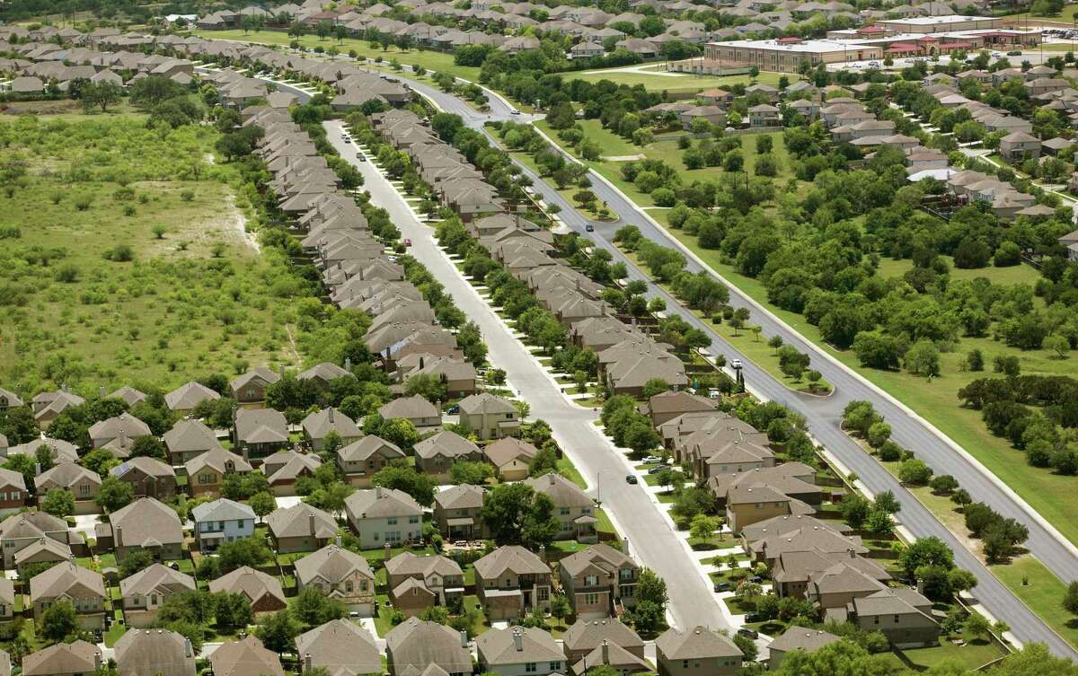 Recently built subdivisions are seen Wednesday, May 23, 2018 near Culebra Road outside Loop 1604 on the city's expanding west side.