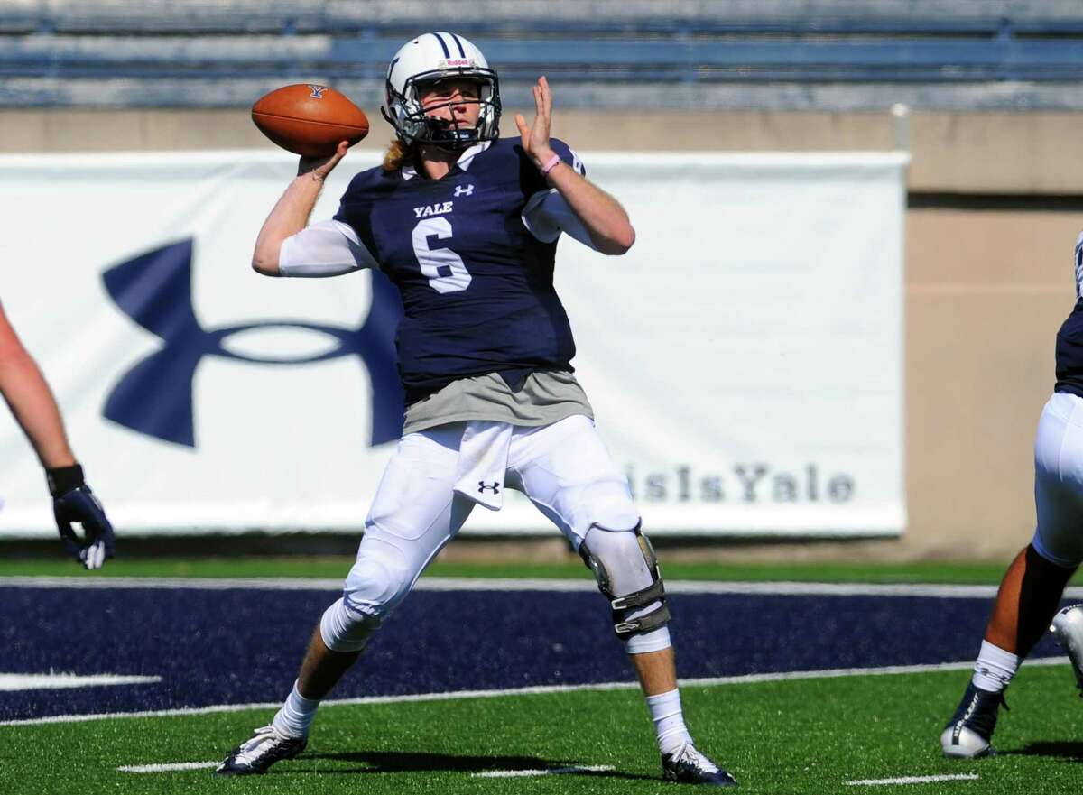 Kurt Rawlings set the Yale record with six touchdown passes in Saturday’s win at Princeton. He also broke the program record for TD passes in a season with 23.