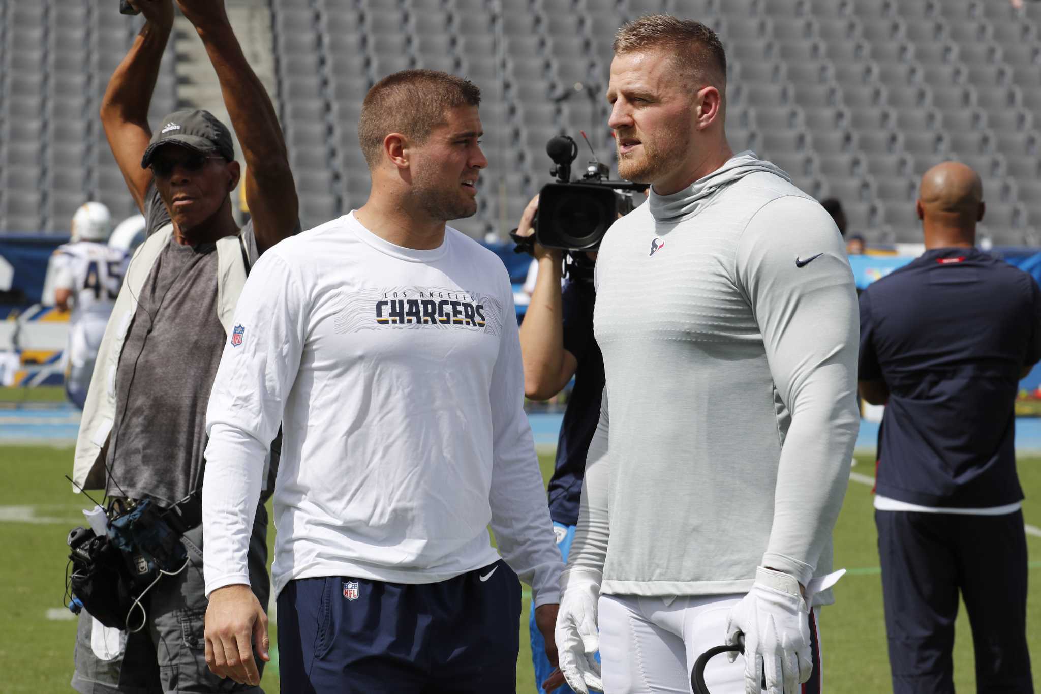 Houston Texans quarterback Deshaun Watson (4) greets wide receiver Kenny  Stills (12) before an NFL football game against the Tennessee Titans  Sunday, Oct. 18, 2020, in Nashville, Tenn. (AP Photo/Mark Zaleski Stock  Photo - Alamy