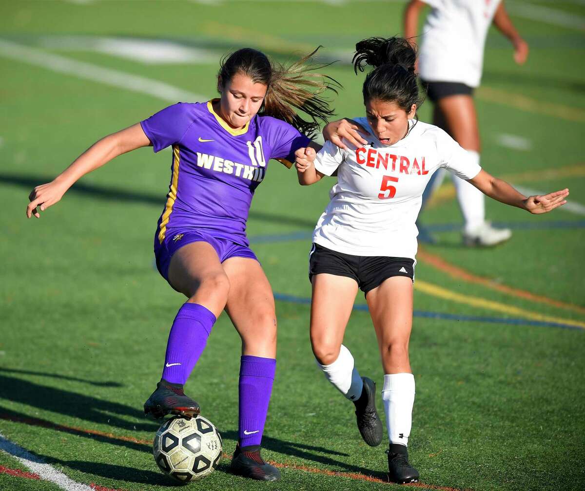 Westhill’s Sofia Romero scored a hat trick in a 5-0 win over Bridgeport Central.