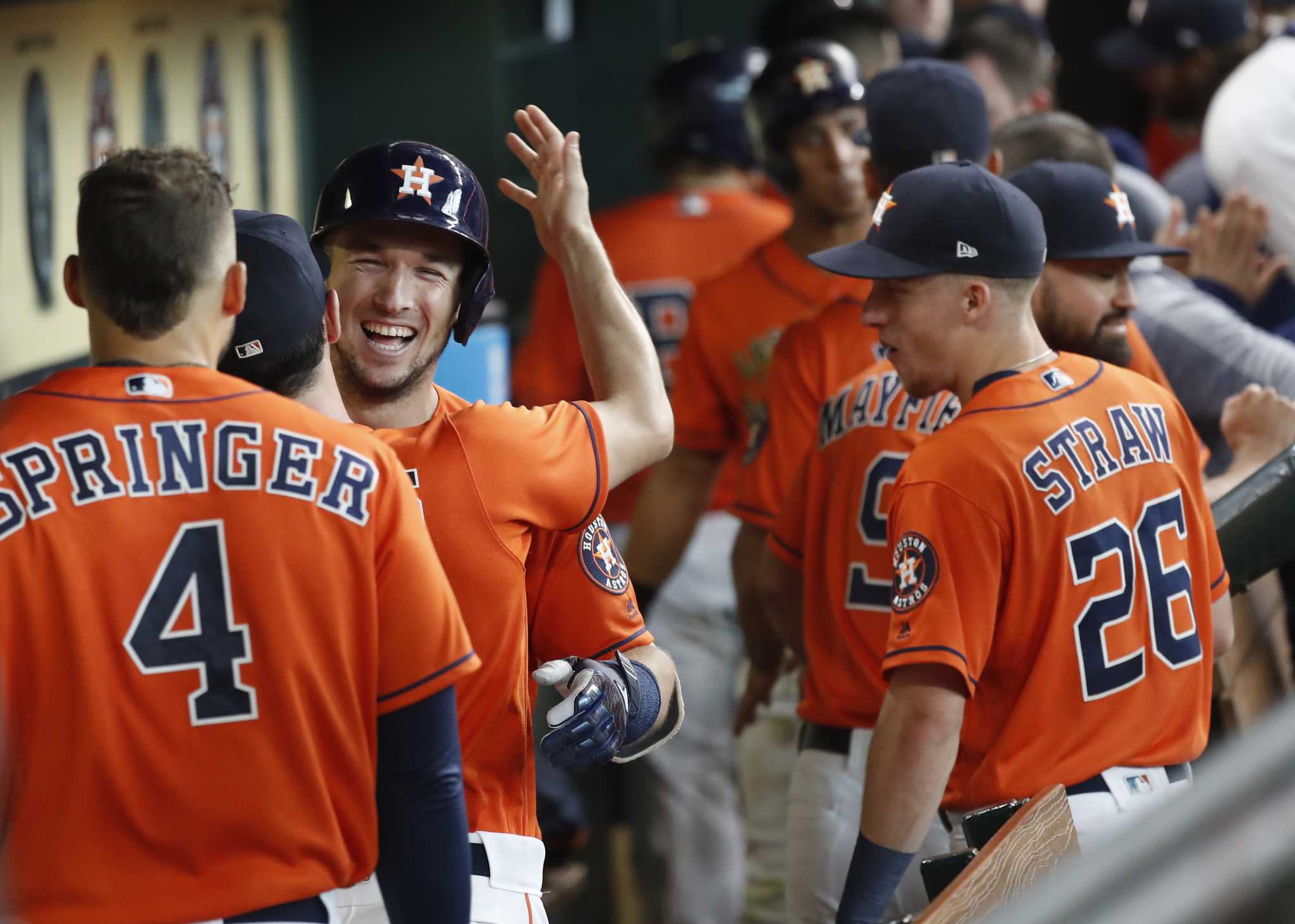 Houston Apr Minute Maid Park Houston Texas Seen Apr 2019 – Stock