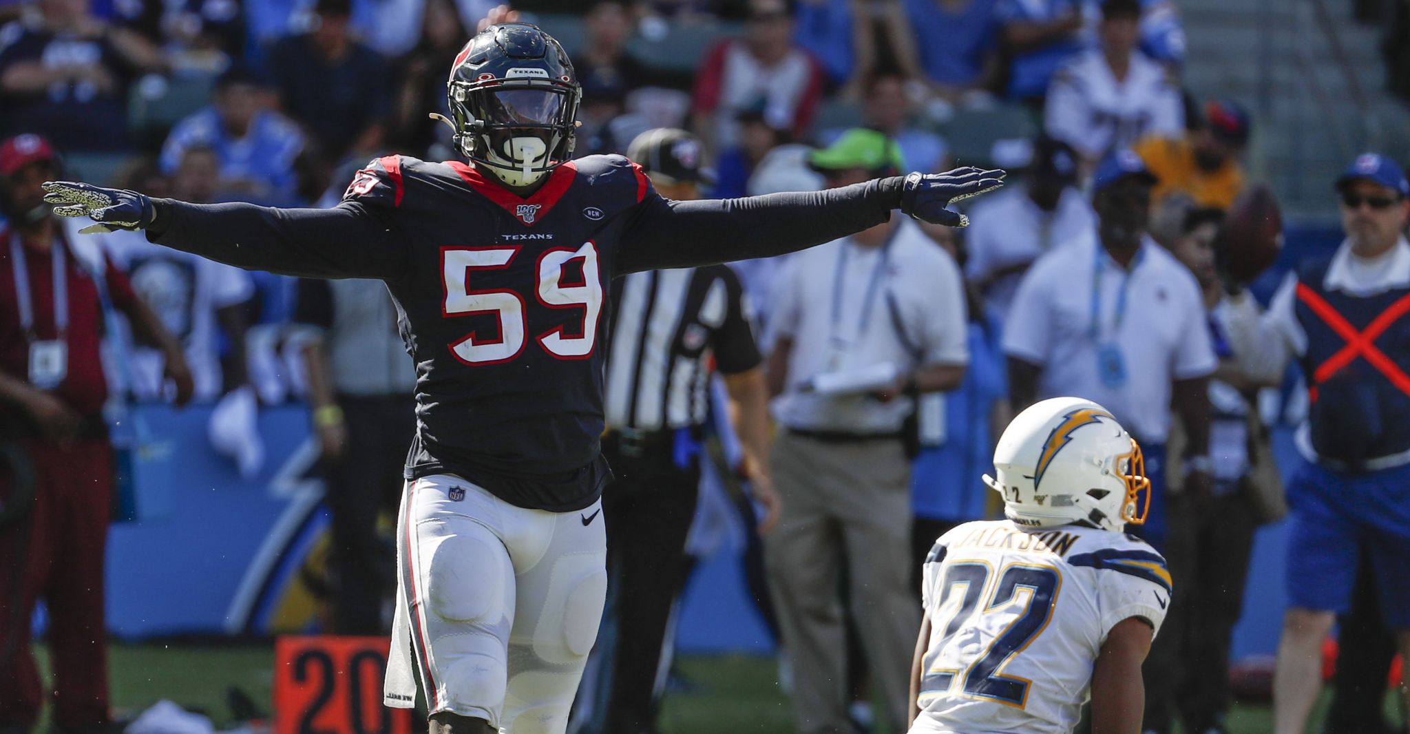 Texans release veteran defensive end Mercilus