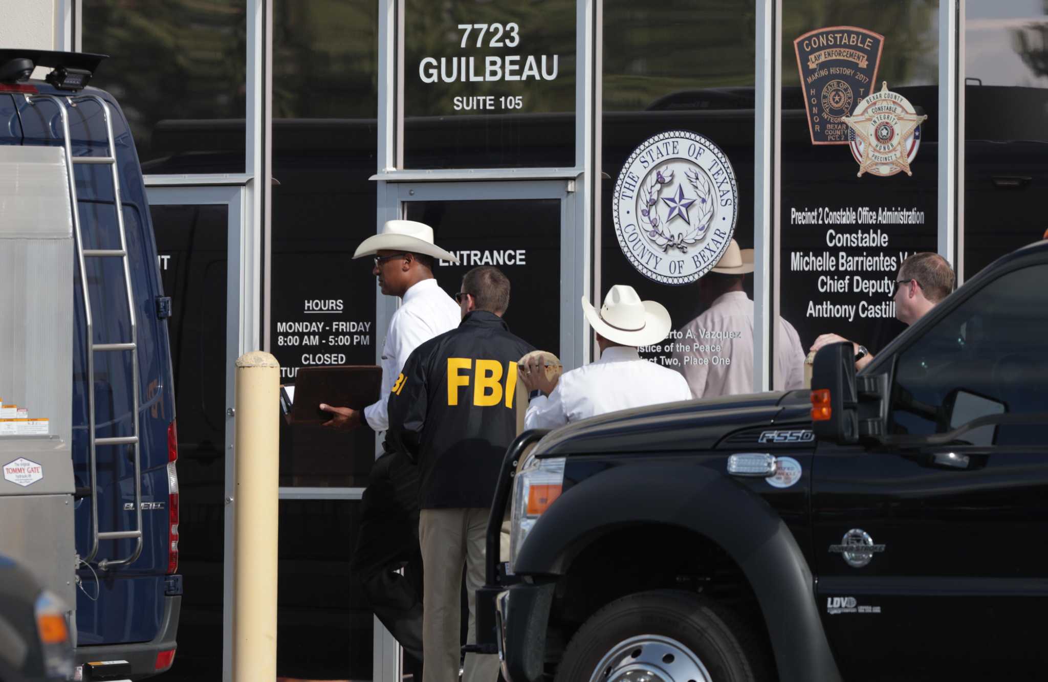 The latest: FBI, Texas Rangers raid Pct. 2 constable's office 