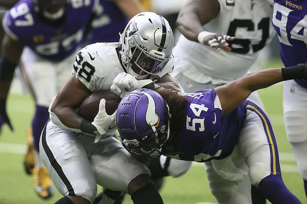 Raiders snap counts: Josh Jacobs, edge rushers neutralized by Vikings