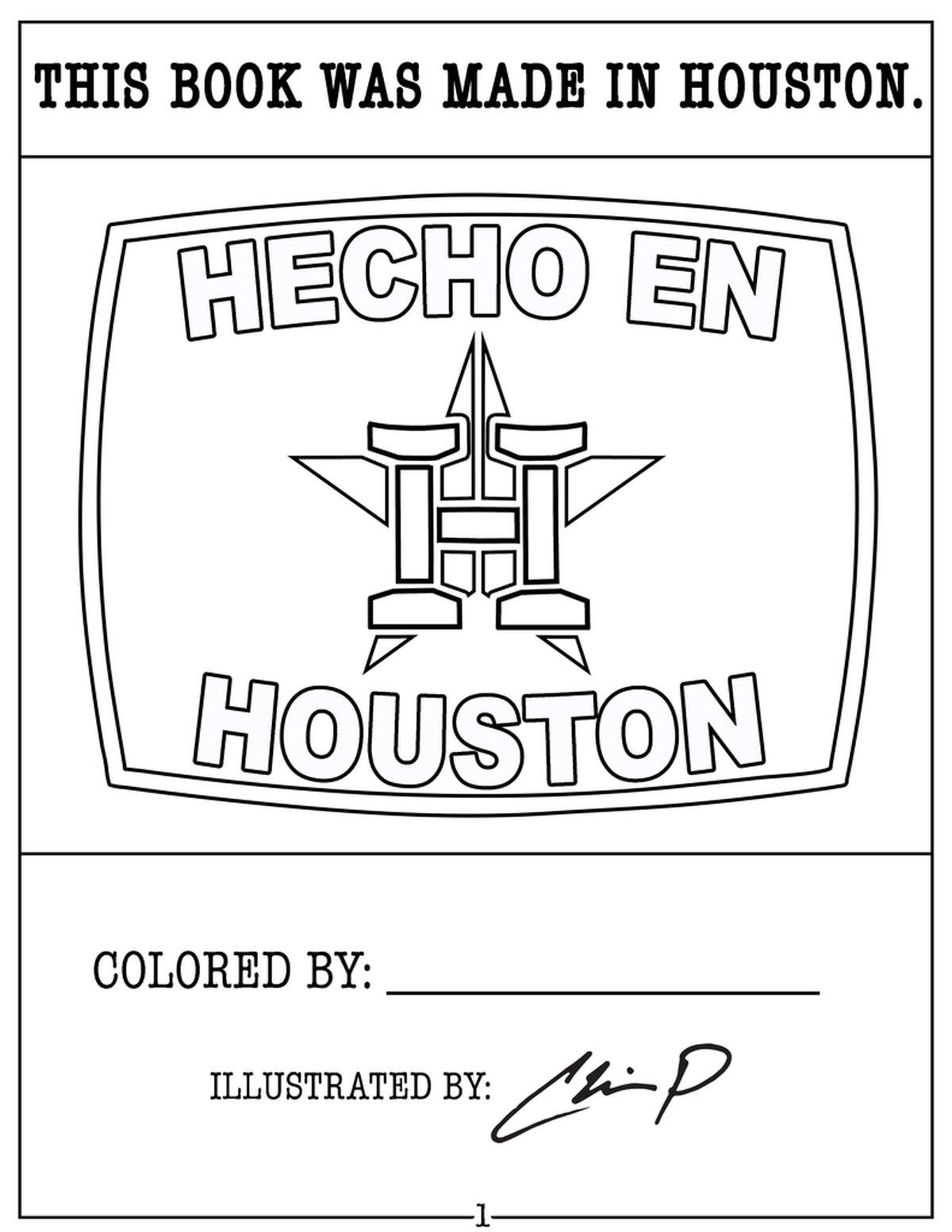 Houston Astros Logo Coloring Page