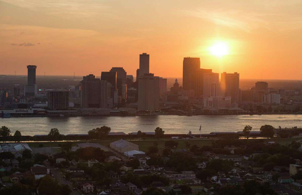 The New Orleans skyline in 2015.