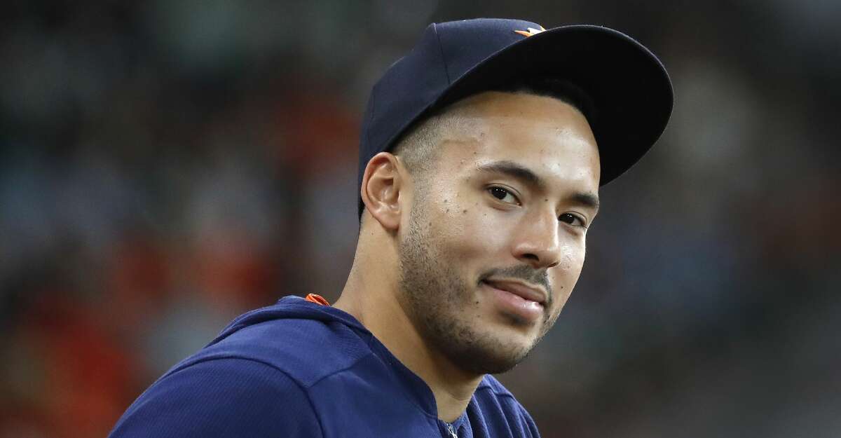 PHOTOS: Astros game-by-game Houston Astros Carlos Correa in the dugout in the second inning of an MLB baseball game at Minute Maid Park, Sunday, Sept. 22, 2019, in Houston. Browse through the photos to see how the Astros have fared in each game this season.