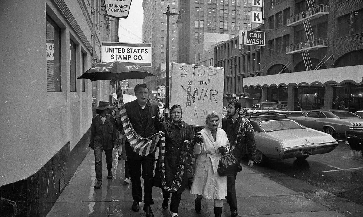 Moratorium Day, Anti war Demonstrations in the Financial District, October 15, 1969