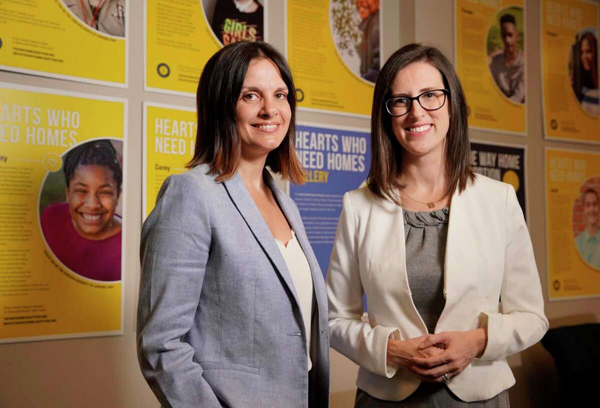 Ashley Fields, left, and Kendall Monroe, right, founded The Way Home Adoption, a local non-profit that provides adoption recruitment and matching services focused on older youth in foster care.