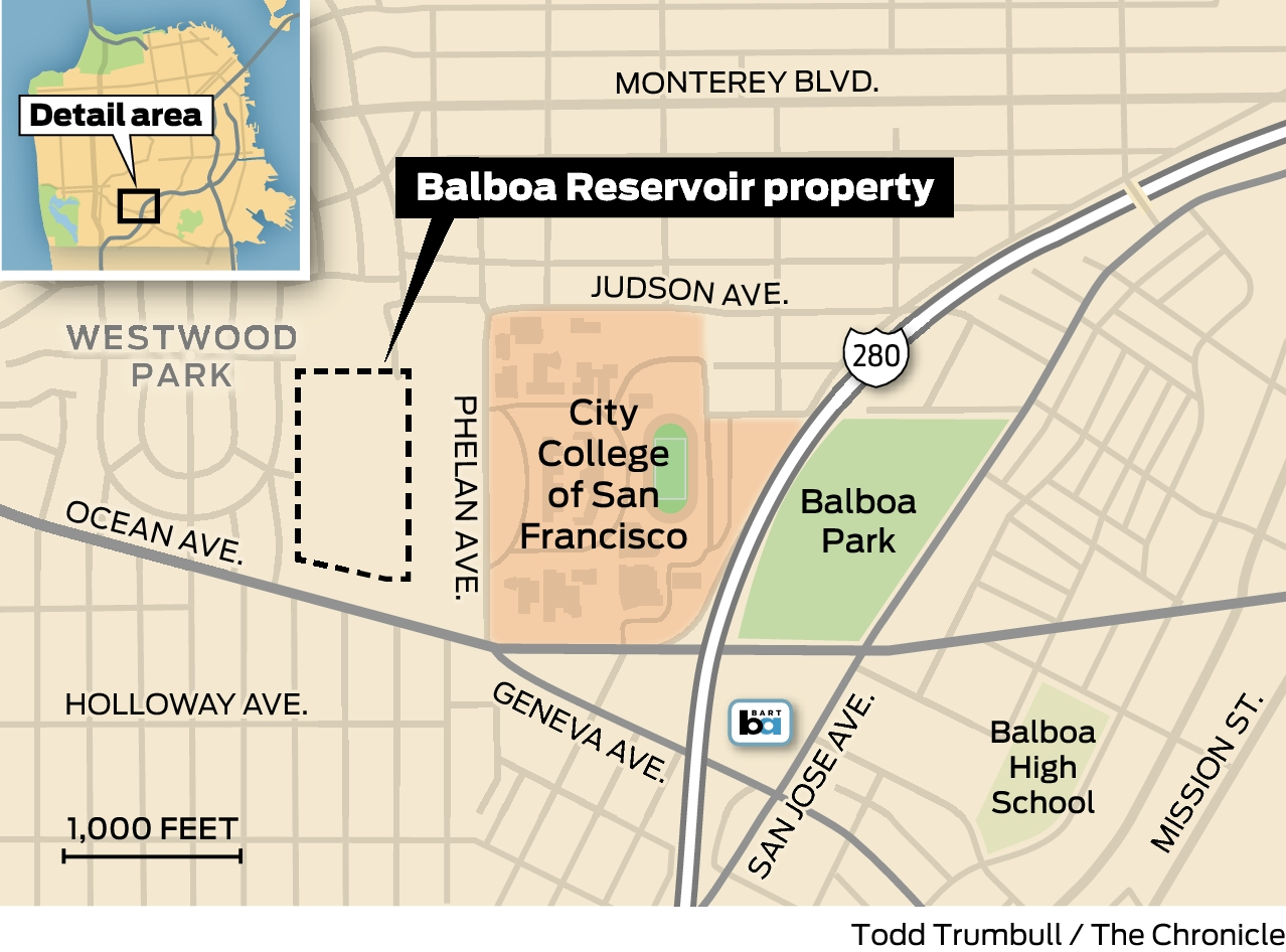 city college of san francisco map Sf Residents Killed Housing At Balboa Reservoir Repeatedly Will city college of san francisco map