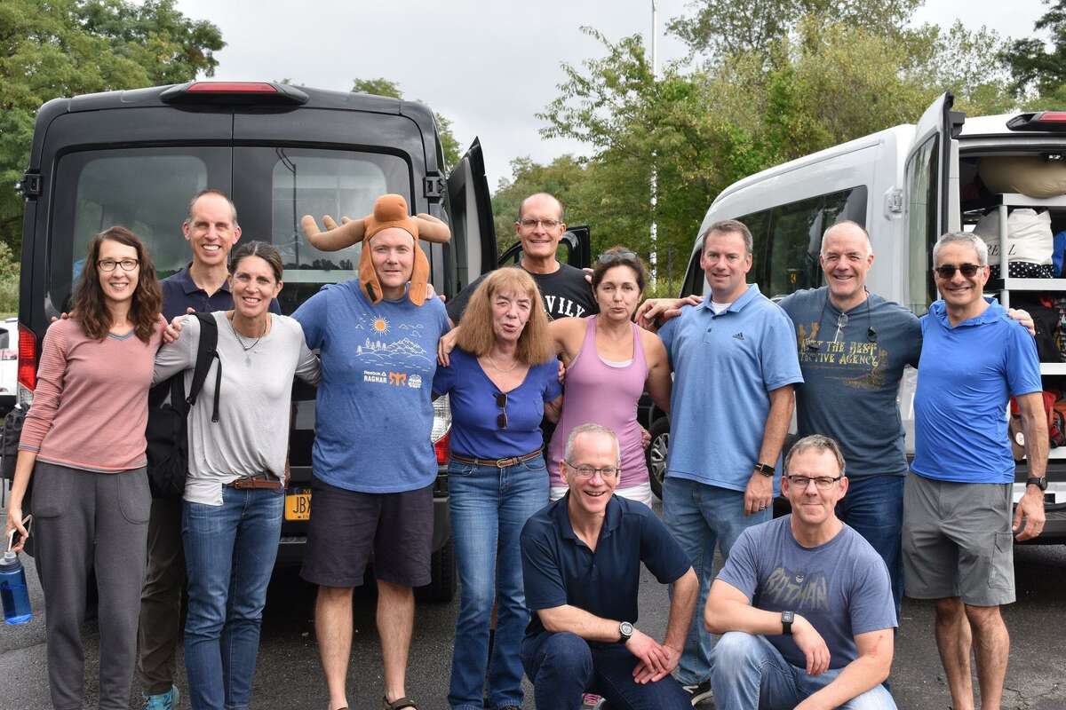 A team of mostly Ridgefielders competed in a second Ragnar Relay Race on Sept. 13-14. Starting in the White Mountains at Bretton Woods, the team ran just over 200 miles to “Reach the Beach” in Hampton, N.H.