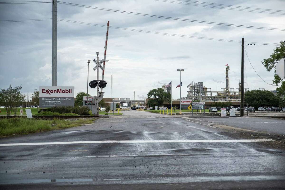 More than 36,000 pounds of pollutants were released into the air by the Exxon Mobil facility in Beaumont after it was damaged by Tropical Storm Imelda.