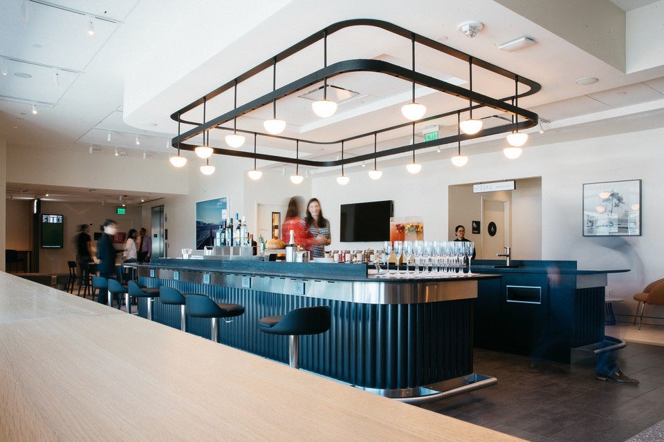 Here's the food served inside SFO lounges