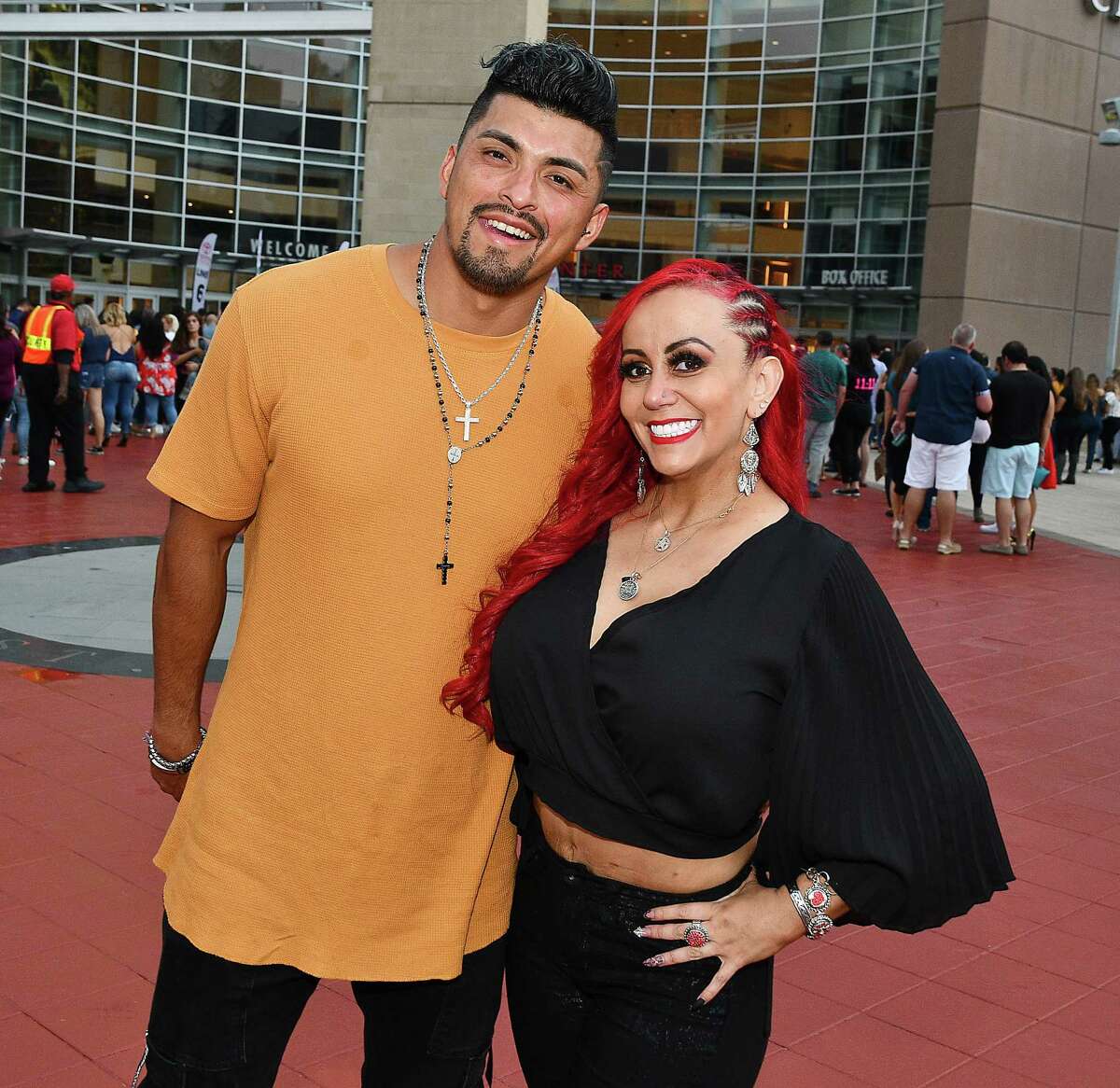 Fans outside the Maluma concert at the Toyota Center Friday Sept.27,2019.(Dave Rossman Photo)