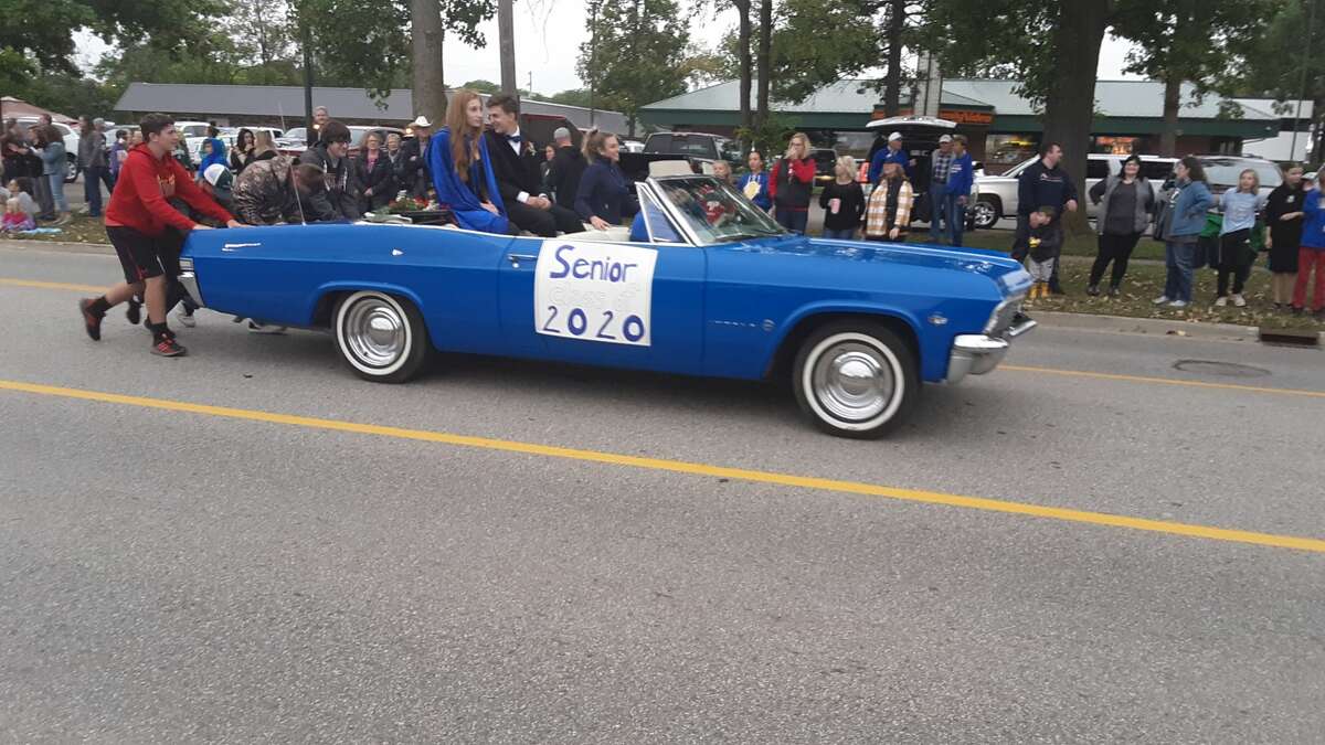 Midland High School held its annual homecoming parade on Friday, just prior to the Chemics' homecoming football game against Saginaw High at Midland Community Stadium.
