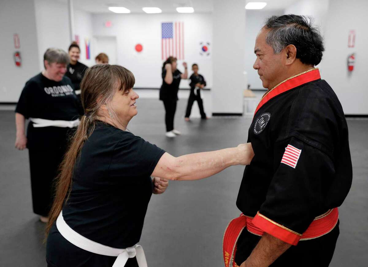 Kingwood martialarts studio teaches selfdefense to visually impaired