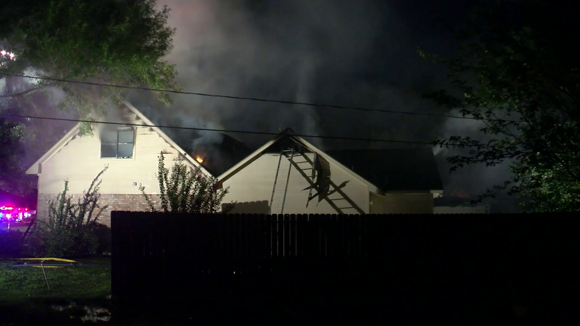 Twoalarm fire in Katy burns down home