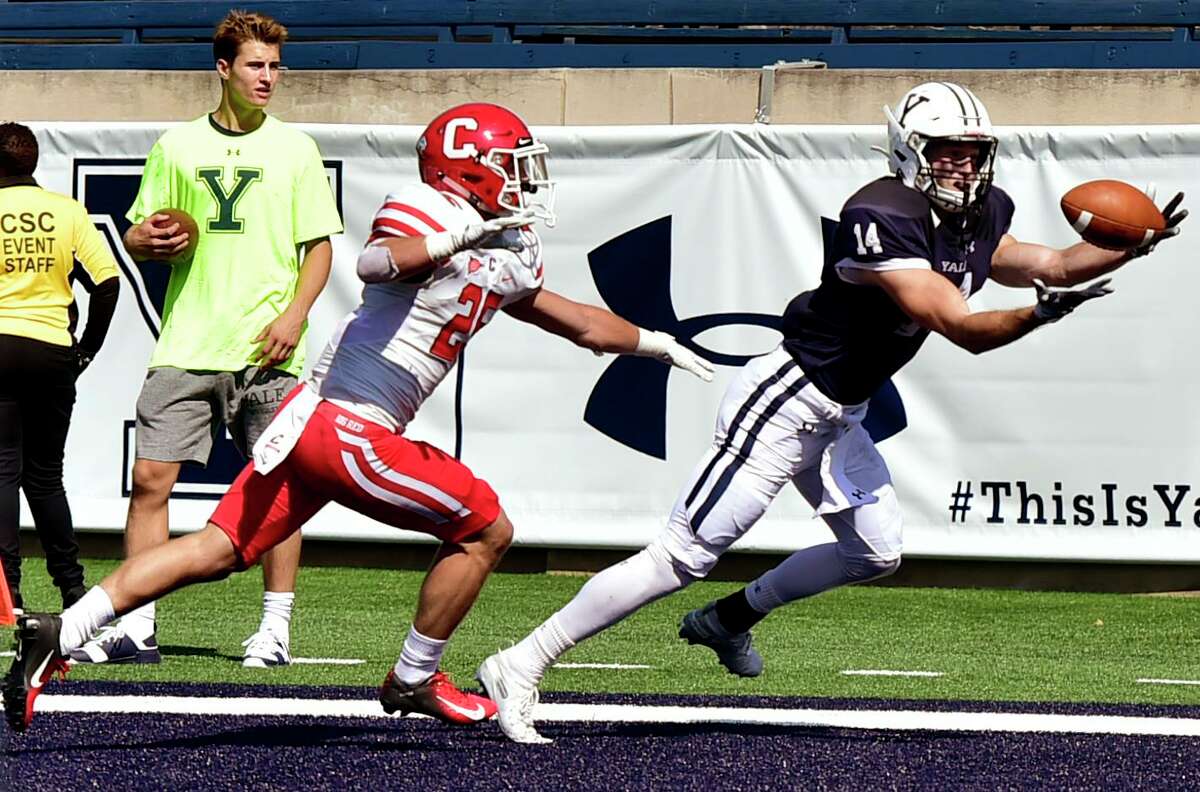 Reed Klubnik needs just 21 yards to become Yale’s leader in career receiving yards.