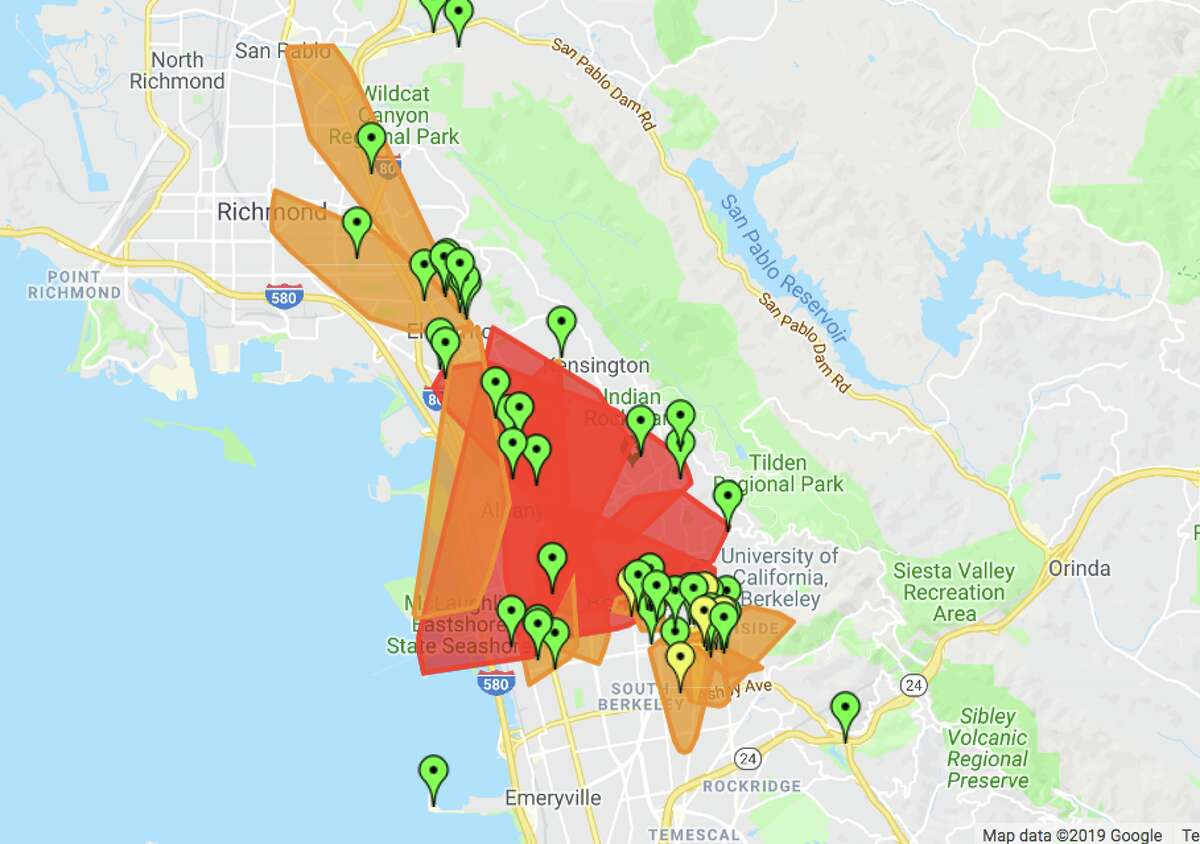 Huge Swaths Of Berkeley, Richmond, El Cerrito Lose Power Sunday Morning