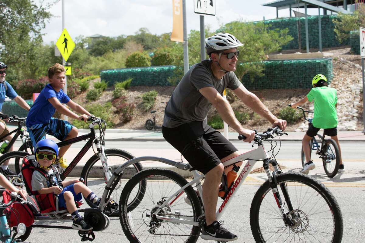 San Antonians enjoyed a family event to safely ride in the car-free streets at the Broadway corridor on Sunday, September 29, 2019.