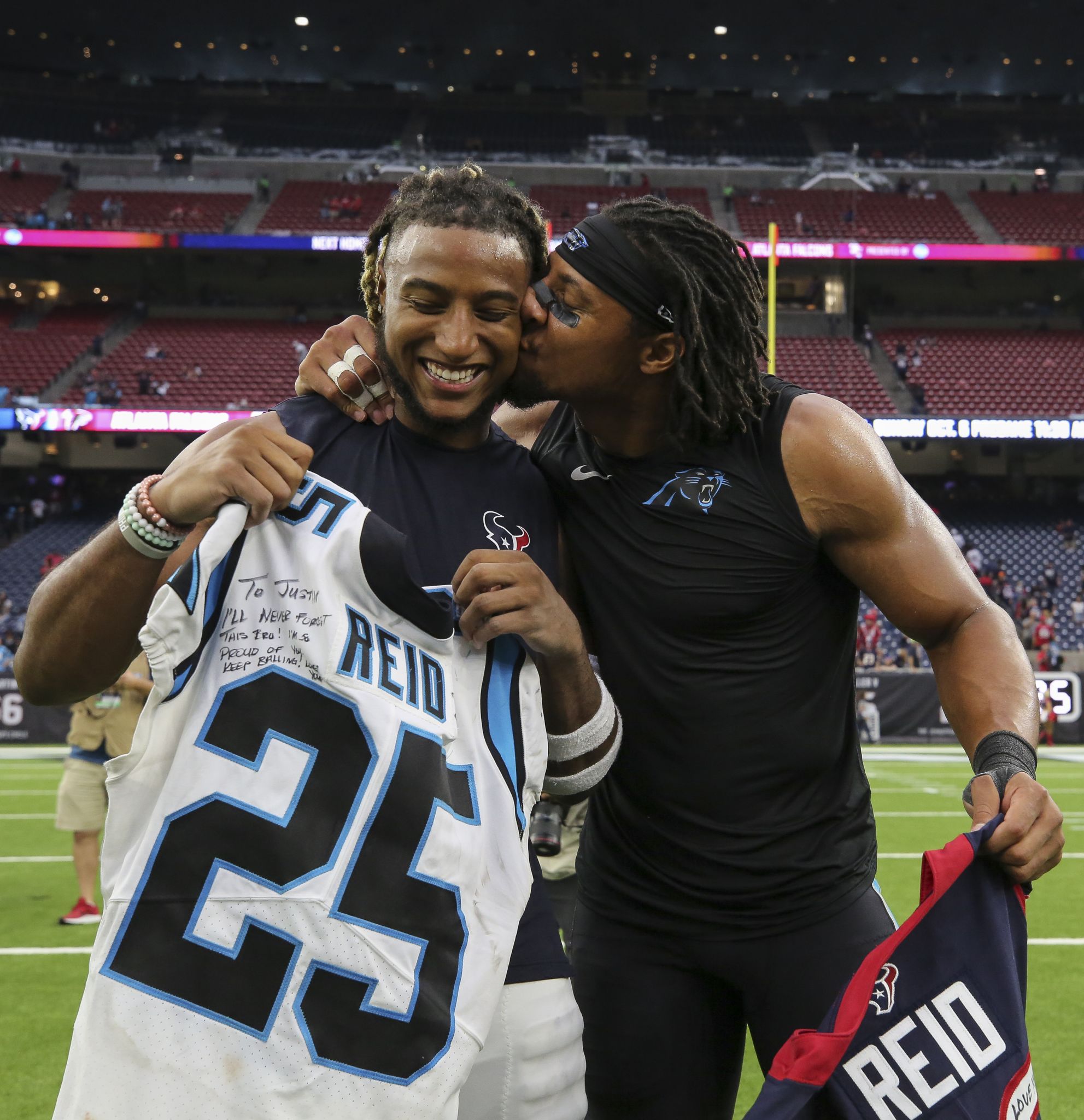 Eric Reid, brother of Texans' Justin Reid, staying ready